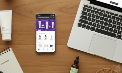 Buy Authentic Skincare Online Philippines: Complete Safety Guide 2025 6 Zenska.ph website displayed on a mobile phone showcasing authentic skincare and beauty products available for online shopping in the Philippines